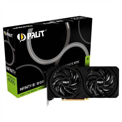 PALIT GeForce RTX 4060Ti Infinity 2 8GB GDDR6 graphics card 3x DP 1x HDMI Cijena