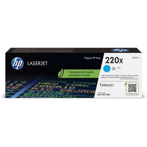 HP 220X - High Yield - cyan - original - LaserJet - toner cartridge (W2201X) Cijena