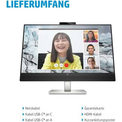 HP E27m G4 68.6cm (27") WQHD IPS monitor with webcam 16:9 HDMI/DP/USB-C Pivot HV Cijena