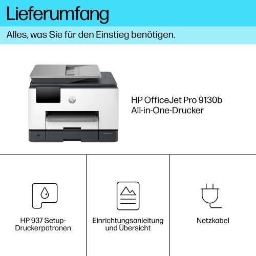 T HP OfficeJet Pro 9130b Inkjet Printer A4 LAN WLAN Duplex ADF Cijena