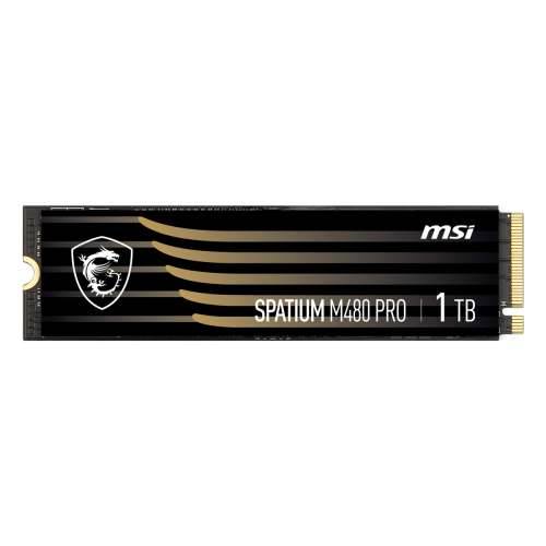 MSI SPATIUM M480 Pro SSD 1TB M.2 PCIe Gen4 NVMe Internal Solid State Modules Cijena