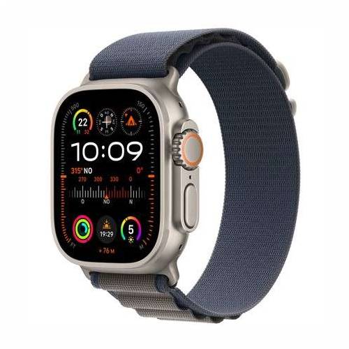 Apple Watch Ultra 2 LTE 49mm Titanium Alpine Loop Blue small MREK3FD/A