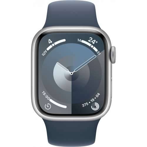 Apple Watch Series 9 GPS 41mm Aluminum Silver Sport Band Storm Blue - S/M Cijena