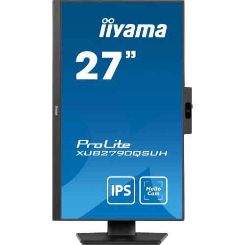 68.5cm/27“ (2560x1440) Iiyama ProLite XUB2790QSUH-B1 16:9 QHD IPS 0.4ms 100Hz HDMI DP USB-C KVM Speaker Pivot Black Cijena