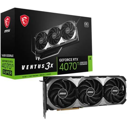 MSI GeForce RTX 4070Ti Super Ventus 3X OC 16GB GDDR6X graphics card 3xDP/HDMI Cijena