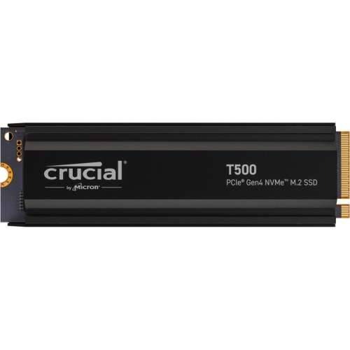 Crucial T500 NVMe SSD 2 TB M.2 2280 PCIe Gen4 x4 with heatsink