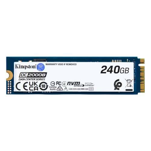 Kingston DC2000B SSD 240GB M.2 2280 PCIe Gen4 NVMe Internal Solid State Modules