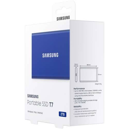 Samsung Portable SSD T7 MU-PC2T0H - solid state drive - 2 TB - USB 3.2 Gen 2 - Cijena