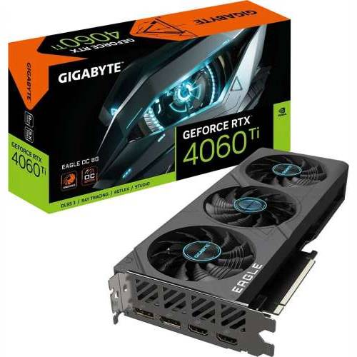 Gigabyte GeForce RTX 4060 Ti EAGLE OC 8G graphics card - 8GB GDDR6, 2x HDMI, 2x DP Cijena