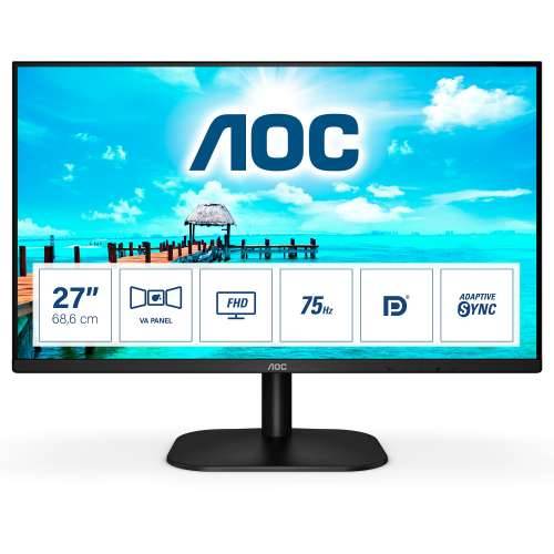 AOC 27B2QAM 68.6cm (27") FHD VA Office Monitor 16:9 HDMI/DP/VGA 75Hz 4ms Cijena