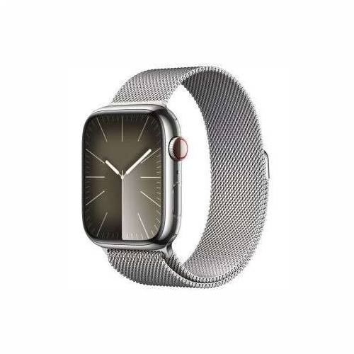 Apple Watch Series 9 LTE 45mm Stainless Steel Silver Milanese Silver