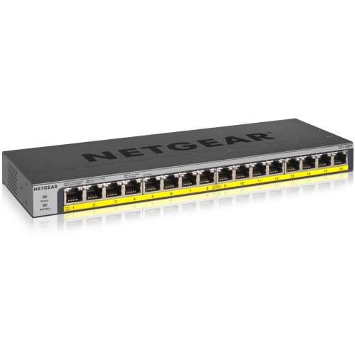 Netgear GS116PP ProSafe 16-Port Gigabit Switch PoE+ unmanaged 183W