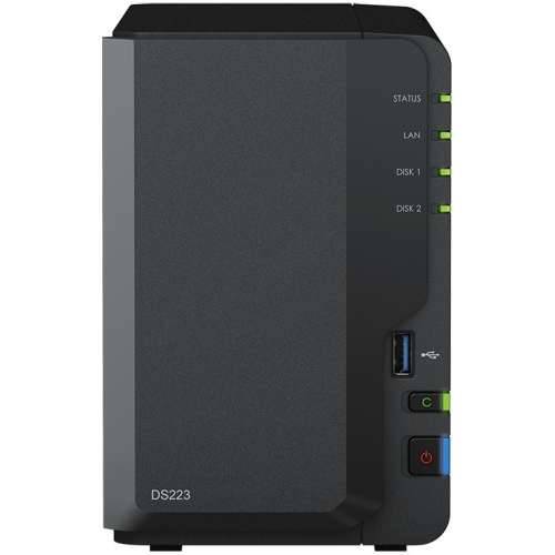 Synology DS223 NAS System 2-Bay 16 TB incl. 2x 8 TB Synology HDD HAT3310-8T Cijena