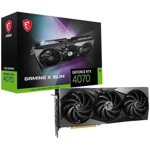 MSI GeForce RTX 4070 Gaming X SLIM 12GB GDDR6X gaming graphics card 3xDP/HDMI Cijena