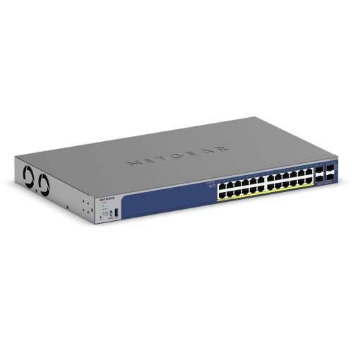 NETGEAR GS728TXPv3 Smart Managed Switch 24x Gigabit Ethernet (PoE+, max. 190W), 4x 10G SFP+ Cijena