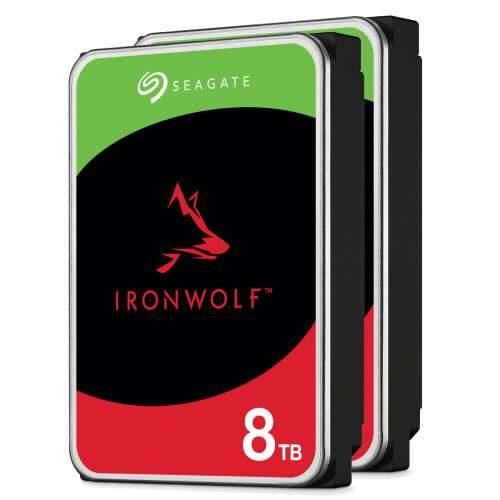 2-pack Seagate IronWolf 8TB 5400U/m 3.5 inch SATA Internal CMR NAS Hard Drive