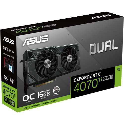 ASUS DUAL GeForce RTX 4070Ti Super graphics card, 16GB GDDR6X, HDMI, 3x DP Cijena