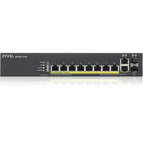 ZyXEL GS2220-10HP 8-Port + 2x SFP/Rj45 Gigabit L2 managed PoE+ Switch, 180W Cijena