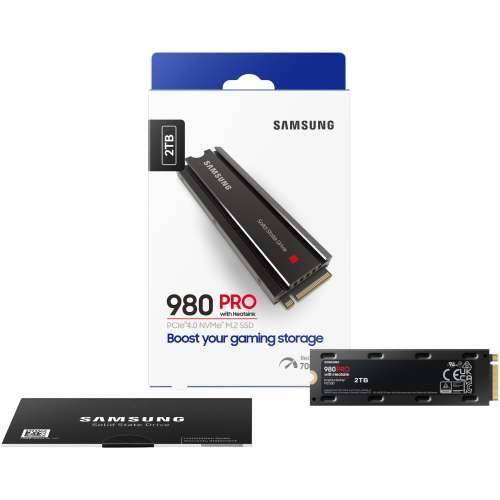 Samsung 980 PRO NVMe SSD 2 TB M.2 PCIe 4.0 3D NAND TLC with heatsink Cijena