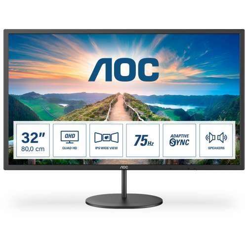 AOC Q32V4 80cm (31.5") QHD IPS Office Monitor 16:9 HDMI/DP 75Hz 4ms Sync