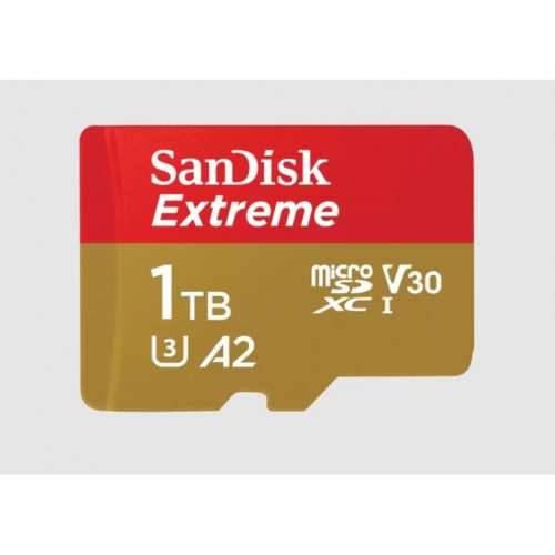 SanDisk Extreme 1 TB microSDXC memory card kit (2022) up to 190 MB/s C10,U3,V30 Cijena