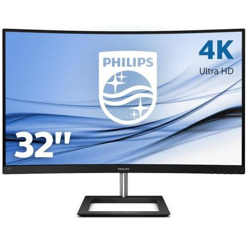 Philips 328E1CA - 80 cm (32 inča), LED, VA ploča, zakrivljena, prilagodljiva sinkronizacija, 4K UHD, zvučnik, 2x HDMI Cijena