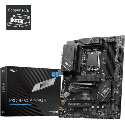 MSI PRO B760-P DDR4 II motherboard Socket 1700 ATX Cijena