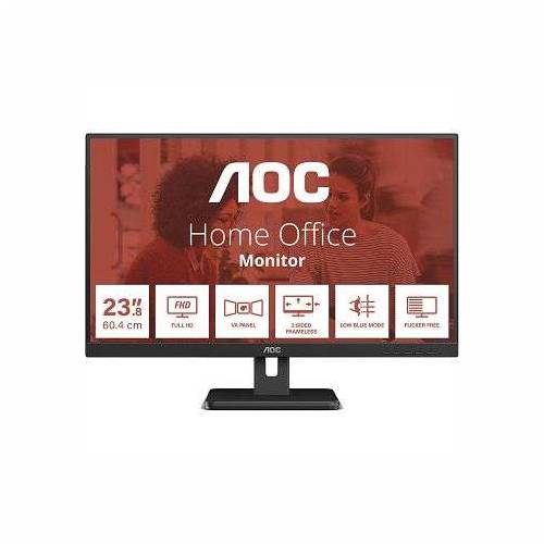 AOC LED VA 23,8” 24E3UM, HDMI, DP, zvuč., USB