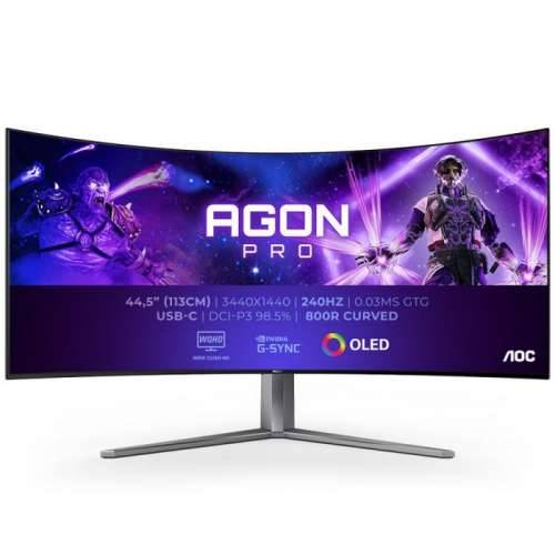 AOC AGON AG456UCZD, OLED, 44,5”, 240Hz, USB-C Cijena