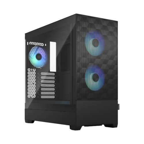 Fractal Pop Air RGB Black TG, crno bez napajanja Cijena