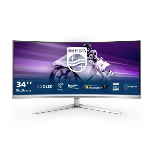 Philips 34”, 34M2C8600, QD-OLED, 170Hz, HDMI, DP