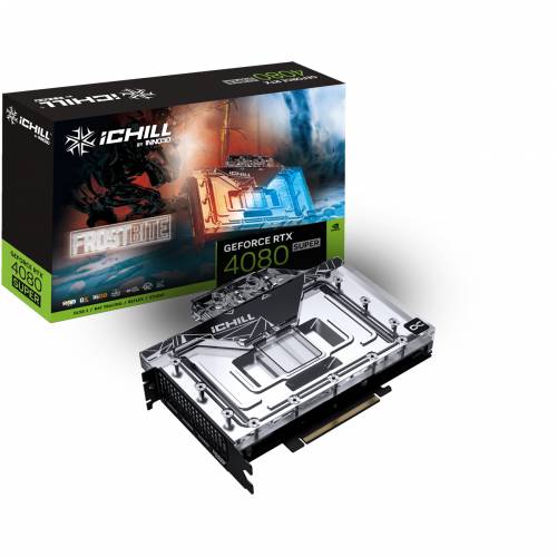 Inno3D GeForce RTX 4080 SUPER ICHILL Black - 16GB GDDR6X, 1x HDMI, 3x DP