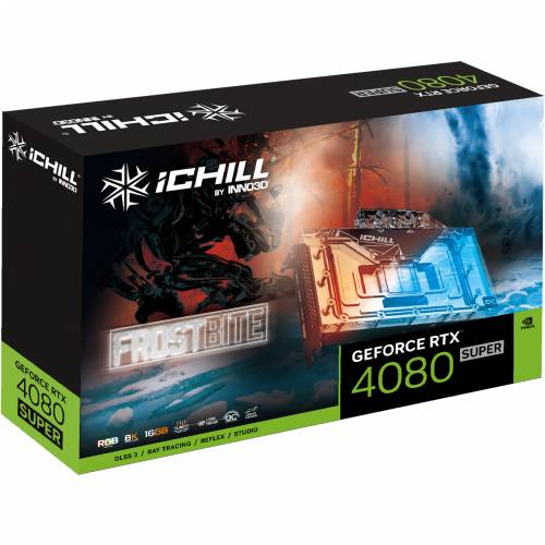 Inno3D GeForce RTX 4080 SUPER ICHILL Black - 16GB GDDR6X, 1x HDMI, 3x DP Cijena