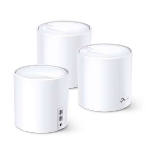 TP-Link Deco X60 WiFi 6 Mesh System, Set of 3 AX3000 Dual-Band, 2x Gb LAN/WAN (per unit) Cijena