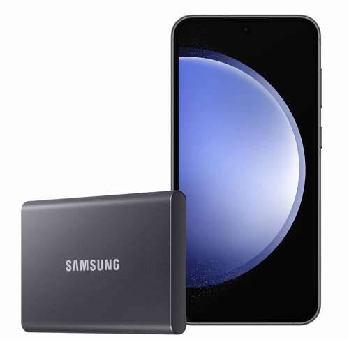 Samsung Galaxy S23 FE 128GB Graphite EU incl. T7 SSD 1TB Bundle with Smartphone and External Solid-State Drive Cijena