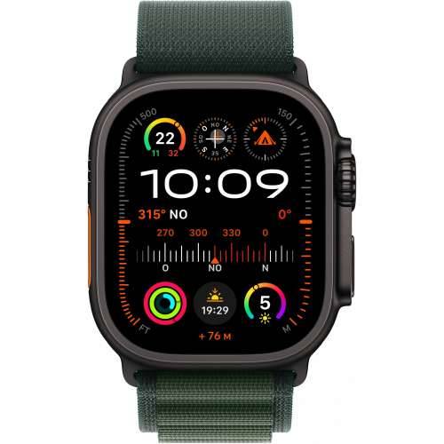 Apple Watch Ultra 2 LTE 49mm Black Titanium Case with Dark Green Alpine Strap - S Cijena