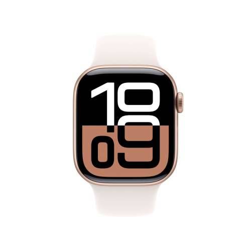 Apple Watch S10 GPS 46mm Rose Gold Aluminum Sport Band Pale Pink M/L GPS 46mm MWWU3QF/A 2024 Cijena