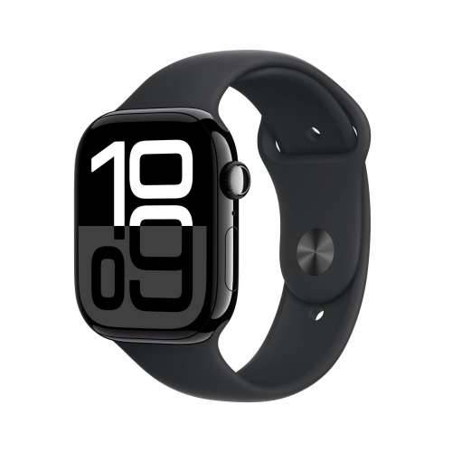 Apple Watch S10 GPS Diamond Black Aluminum Sport Band Black- M/L GPS 46mm MWWQ3QF/A 2024