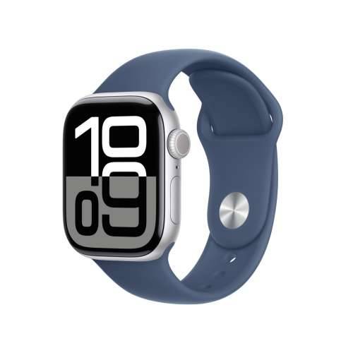 Apple Watch S10 Silver Aluminum Sport Band Denim - S/M GPS 42mm MWWA3QF/A 2024 Cijena