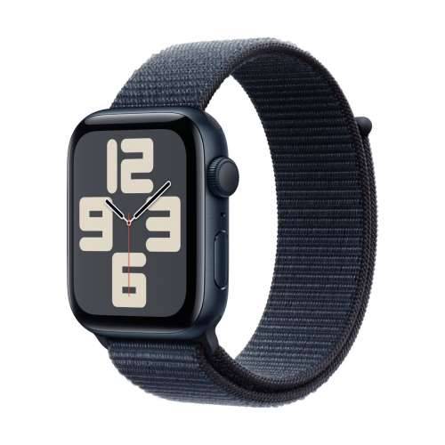 Apple Watch SE Midnight Aluminum Sport Loop Ink 2024 GPS 44mm MXEP3QF/A