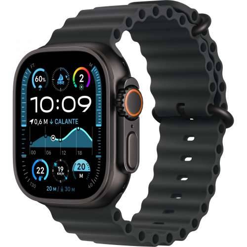 Apple Watch Ultra 2 LTE 49mm black titanium case with black ocean strap Cijena