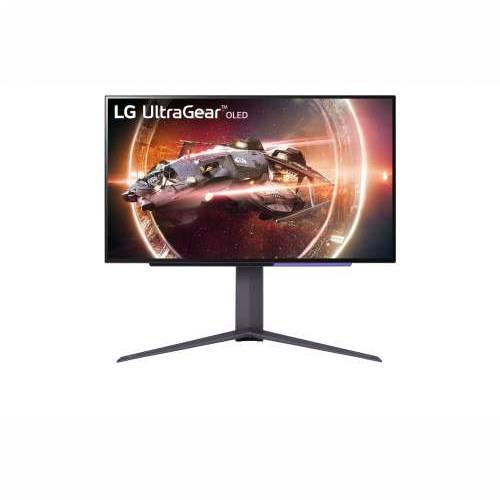 LG UltraGear 27GS95QX-B Gaming Monitor - OLED, 240Hz, 0.03ms Hexagon Lighting provides the right gaming atmosphere with RGB lighting