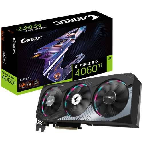 GIGABYTE AORUS GeForce RTX 4060Ti Elite 8GB GDDR6 graphics card 1xHDMI 3xDP