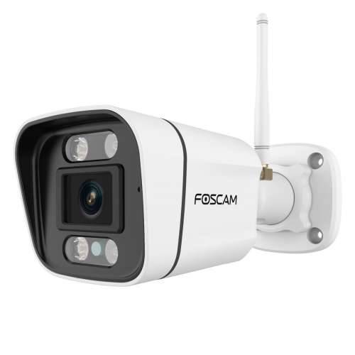 Foscam V8P WiFi surveillance camera white 8MP (3840x2160), dual-band WiFi, integrated spotlight and alarm siren