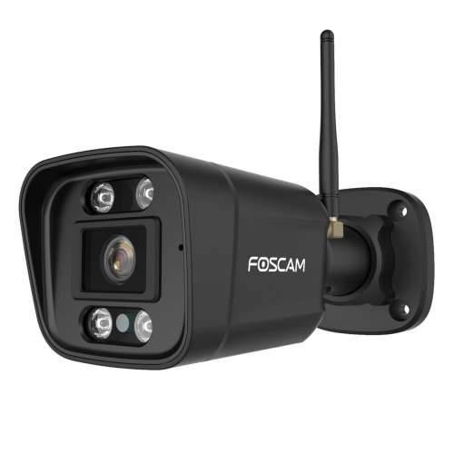 Foscam V8P WiFi surveillance camera black 8MP (3840x2160), dual-band WiFi, integrated spotlight and alarm siren