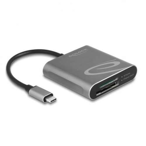 Delock USB Type-C™ Card Reader for SD Express and CFexpress memory cards