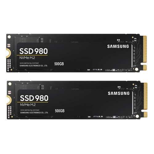 Samsung 980 SSD 500GB M.2 2280 PCIe 3.0 x4 NVMe 2 Pack Internal Solid State Modules Cijena