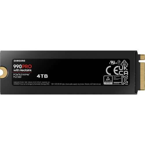 Samsung 990 PRO MZ-V9P4T0CW - SSD - 4 TB - PCIe 4.0 x4 (NVMe) Cijena