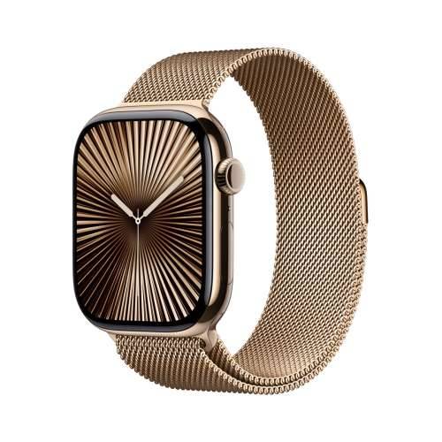 Apple Watch S10 Gold Titanium Milanese Loop Gold - S/M GPS + Cellular 46mm MC7T4QF/A 2024 Cijena