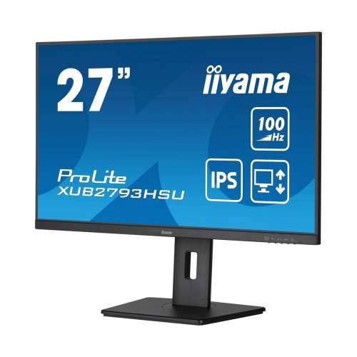 Iiyama ProLite XUB2793HSU-B6 Office Monitor 27" (68.6 cm), IPS, USB hub, 100Hz refresh rate Cijena